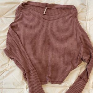 SOLD — Free People Fuji Thermal Cowl Long Sleeve